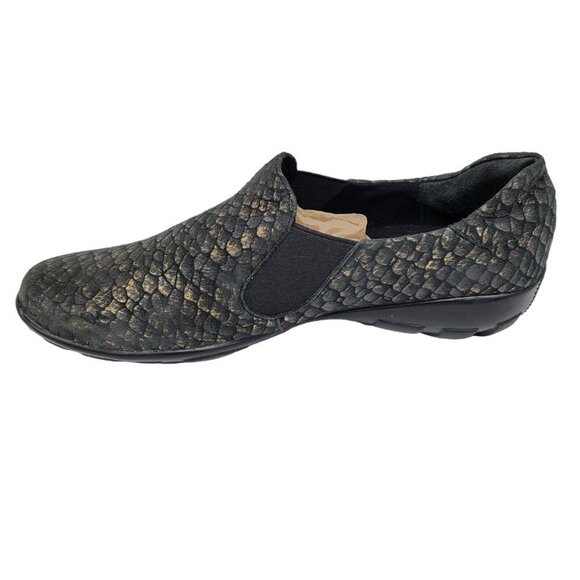 Vaneli Anemone Sz 7.5 Slip On Sport Loafer Comfort Shoe Black Bronze Goring Side - Picture 4 of 11